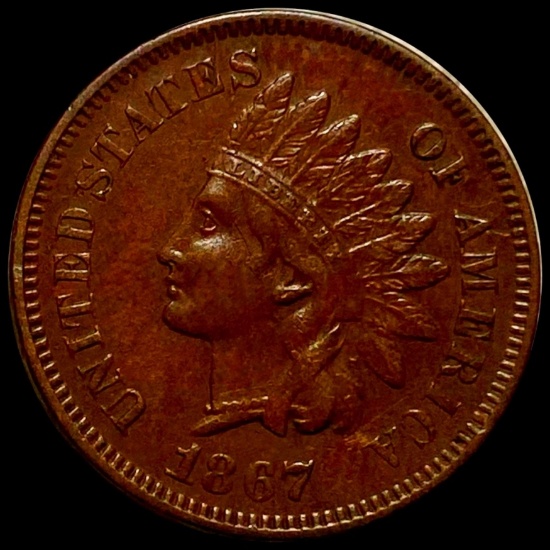 1867 Indian Head Penny UNCIRCULATED