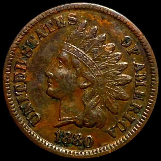 1880 Indian Head Penny NEARLY UNCIRCULATED