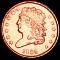 1834 Classic Head Half Cent UNC RED
