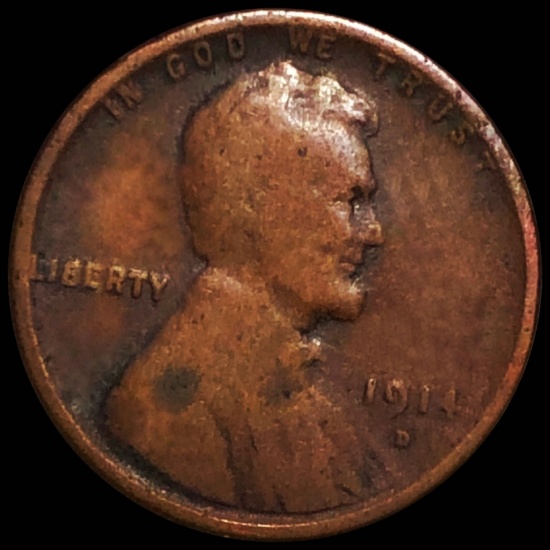 1914-D Lincoln Wheat Penny NICELY CIRCULATED