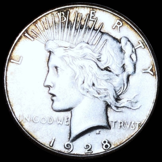 1928 Silver Peace Dollar XF