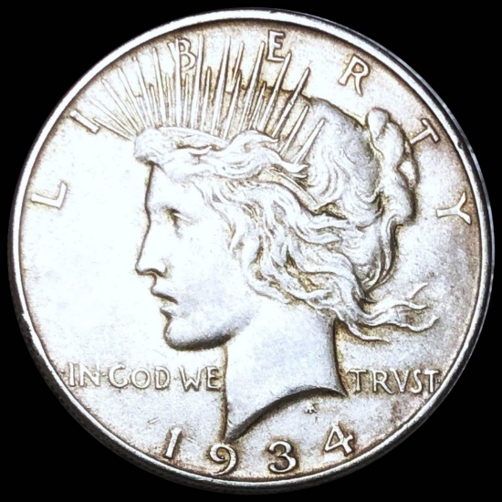 1934-D Silver Peace Dollar LIGHTLY CIRCULATED