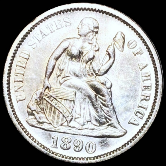 1890 Seated Liberty Dime UNCIRCULATED