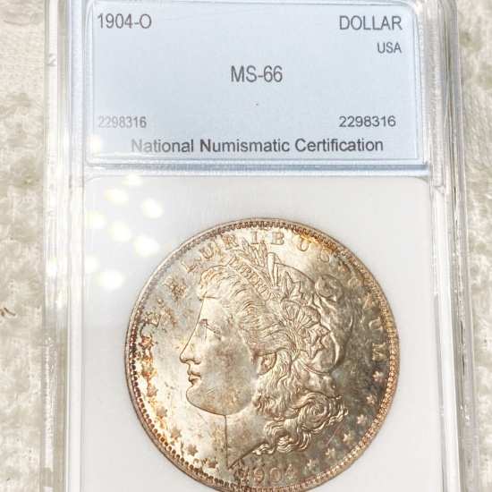 19904-O Morgan Silver Dollar NNC - MS66