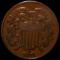 1871 Two Cent Piece CLOSELY UNC