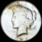 1925-S Silver Peace Dollar NEARLY UNC