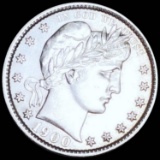 1900 Barber Silver Quarter UNC