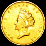 1855 TY2 Rare Gold Dollar UNC