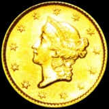 1853 Rare Gold Dollar UNC