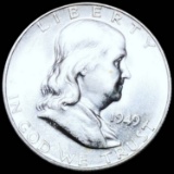 1949-S Franklin Half Dollar UNC