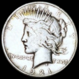 1921 Silver Peace Dollar LIGHT CIRC