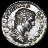 Roman Empire Silver Coin NEARLY UNC