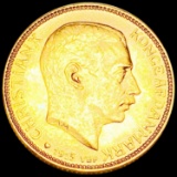 1915 Denmark Gold 20 Kroner UNC