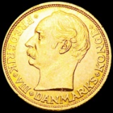 1910 20 Gold Kroner UNCIRCULATED
