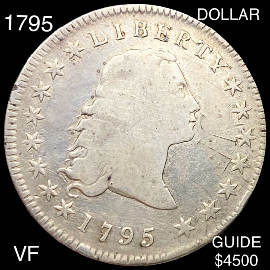 1795 Flowing Hair Dollar NICELY CIRCULATED