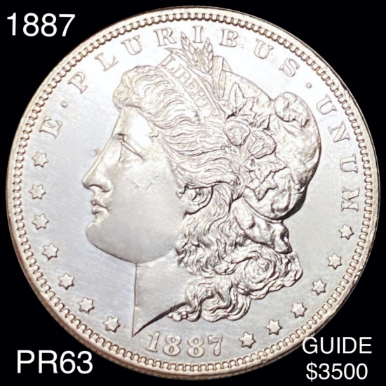 1887 Morgan Silver Dollar CHOICE PROOF