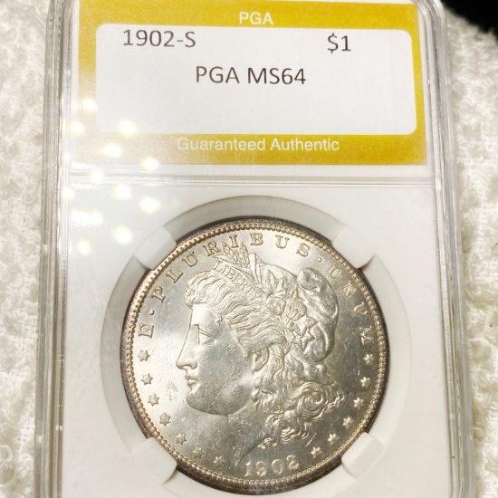 1902-S Morgan Silver Dollar PGA - MS64