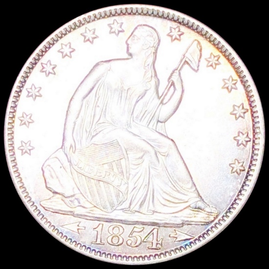 1854-O Seated Half Dollar UNCIRCULATED