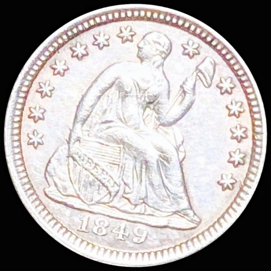 1849 Seated Liberty Half Dime UNCIRCULATED