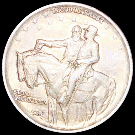 1925 Stone Mountain Half Dollar CLOSELY UNC