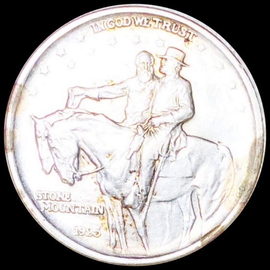 1925 Stone Mountain Half Dollar CLOSELY UNC