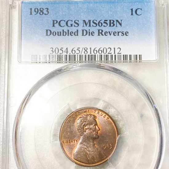1983 DDR Lincoln Wheat Penny PCGS - MS 65 BN