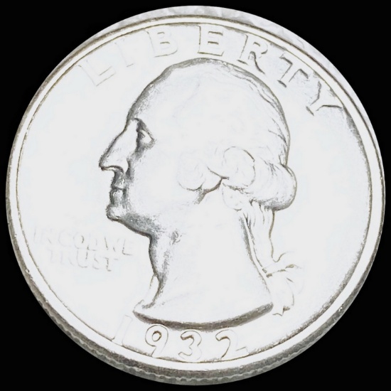1932-D Washington Silver Quarter UNC