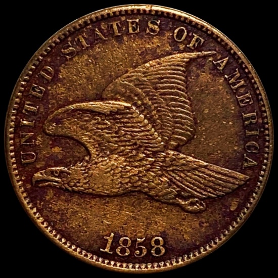 1858 Flying Eagle Cent CLOSELY UNCIRCULATED