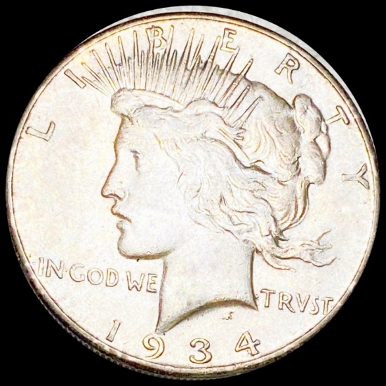 1934-S Silver Peace Dollar XF