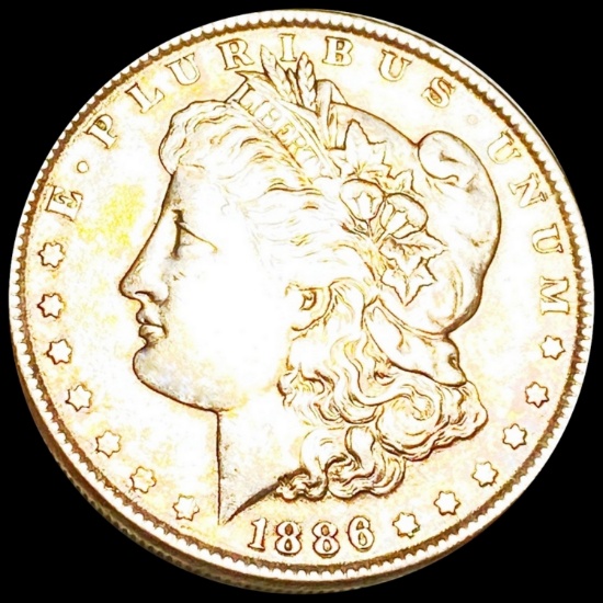 1886 Morgan Silver Dollar LIGHTLY CIRCULATED