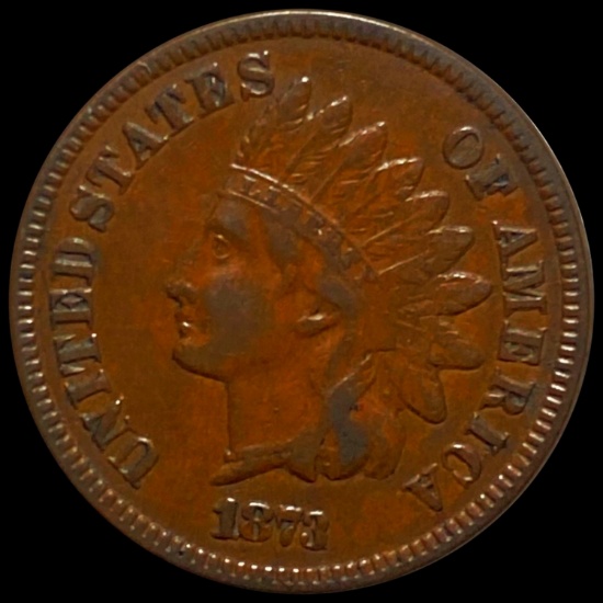 1873 Indian Head Penny LIGHTLY CIRCULATED