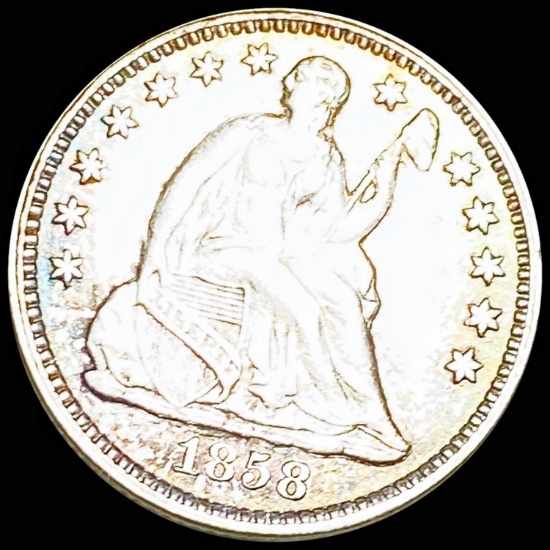 1858 Seated Liberty Half Dime UNCIRCULATED