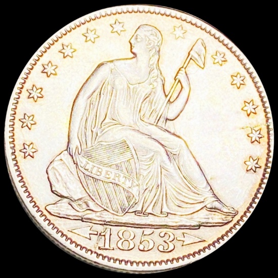 1853-O Seated Liberty Half Dollar UNC