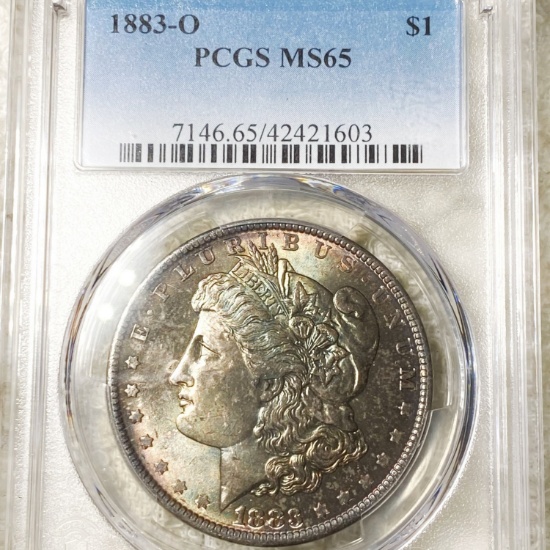 1883-O Morgan Silver Dollar PCGS - MS65