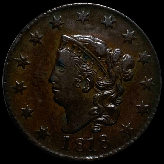 1818 Coronet Head Large Cent UNC