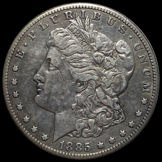 1885-CC Morgan Silver Dollar