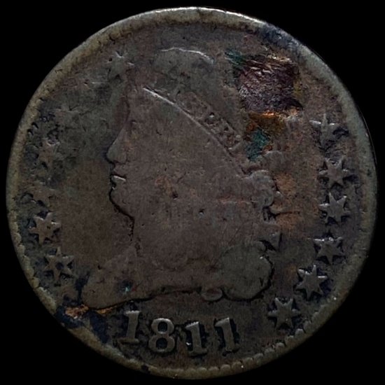 1811 Classic Head Half Cent