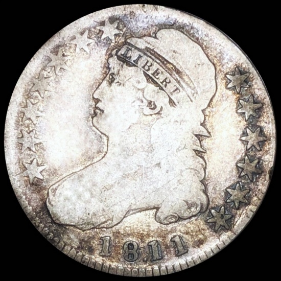 1811 Capped Bust Half Dollar NICELY CIRCULATED