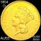 1854-O $3 Gold Piece CHOICE AU