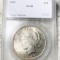 1923 Silver Peace Dollar SEGS - AU58