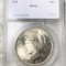 1923 Silver Peace Dollar SEGS - MS62