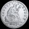 1853-O Seated Liberty Quarter LIGHTLY CIRCULATED