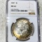 1887 Morgan Silver Dollar NGC - MS63