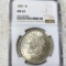 1885 Morgan Silver Dollar NGC - MS63