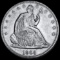 1864 Seated Half Dollar CLOSELY UNCIRCULATED