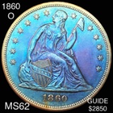 1860-O Seated Half Dollar UNCIRCULATED