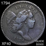 1794 Liberty Cap Half Cent LIGHT CIRC