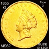 1855-O TY2 Rare Gold Dollar UNCIRCULATED