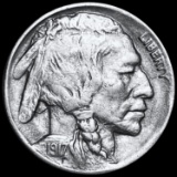 1917-D Buffalo Head Nickel LIGHTLY CIRCULATED
