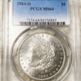 1884-O Morgan Silver Dollar PCGS - MS64